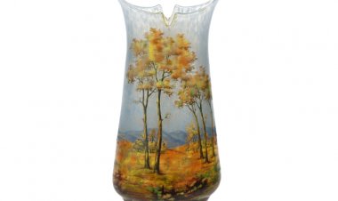A Galle Lamp and A Galle Vase Combine for $133,750 in Part 1 of Ron Blessing, held by Woody Auction