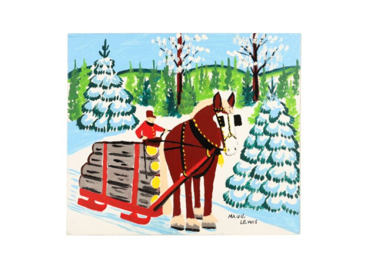 Seven folk Art Paintings by Maud Lewis Combine for $198,380 (Canadian) in Miller & Miller Auction