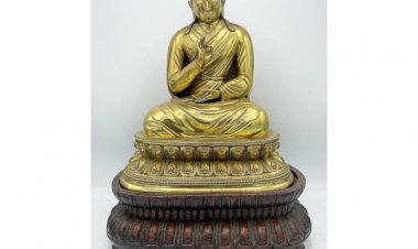 Rare Gilt Bronze Tibetan Buddha Statue Brings $200,000 in Briggs Auction's March 24th Online Auction