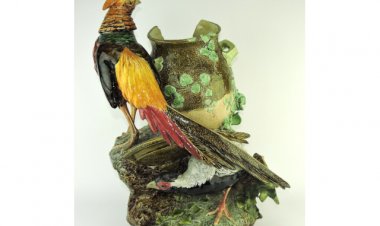 Part 1 of The Majolica Collection of Ed and Marilyn Flower will be Auctioned by Strawser August 23rd