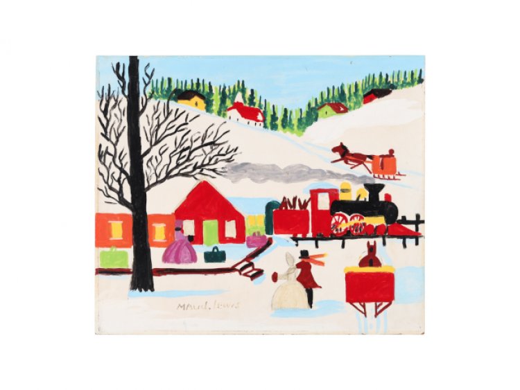 Paintings by Canadian Folk Artists Maud Lewis, Joe Norris and Joe Sleep all do well in M&M Auction