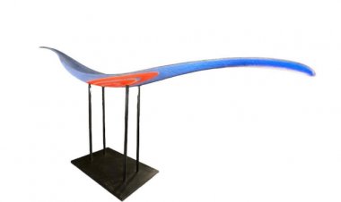 Flying Boat Art Glass Sculpture by Lino Tagliapietra Gavels for $19,680 at Neue Auctions on March 2