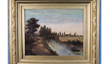 A Painting by Richard Clague, Jr. and A Portrait Painting of Zachary Taylor will Headline at Stevens Auction, May 11th