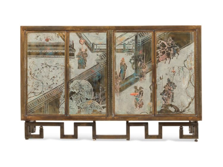 A Philip & Kelvin LaVerne 'Chan Li' Cabinet and A 2002 Ford Thunderbird Roadster Top Ahlers & Ogletree's June 26 Auction