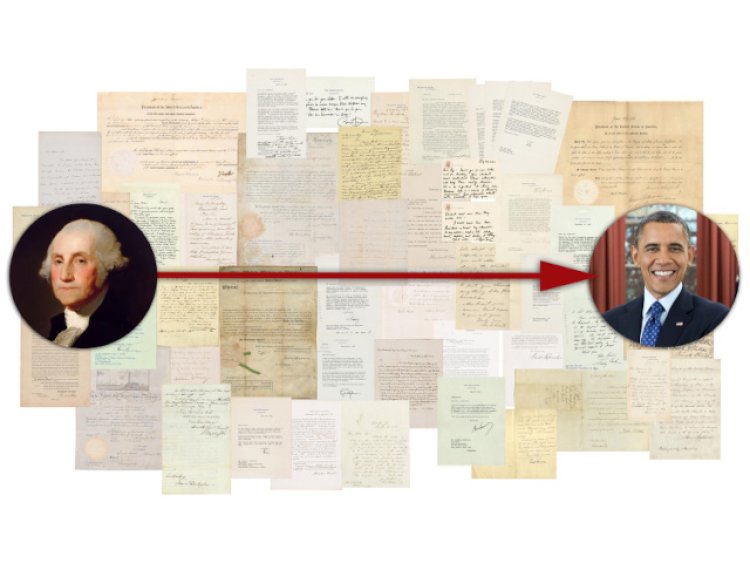 Complete Set of Presidential Signatures, from Washington to Obama, will be Auctioned Online, October 30th, by University Archives