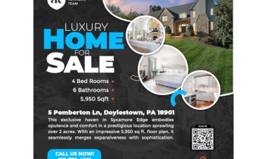 Broker's Open House at 5 Pemberton Ln, Doylestown: Historic Luxury Home in Sycamore Edge Community