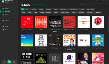 NoteBurner Music One Massive Update: Podcast Library Surges from 300 to 10,000+